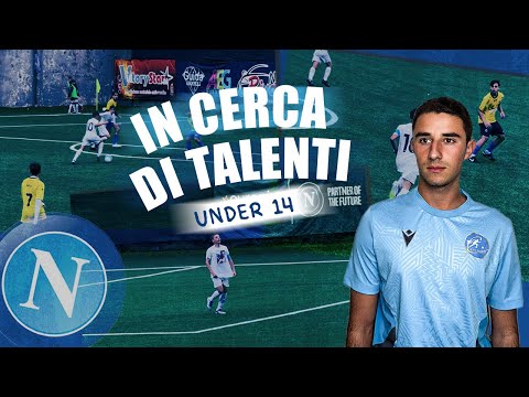 In CERCA DI TALENTI, NAPOLI U14, Un giocatore Con un Talento visibile già dal Riscaldamento