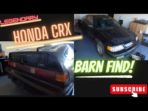 Thumbnail for Another Barn Find Honda CRX, K-series Swap!! by Honda CJ series, Honda CT series, Honda CM series, Honda CR series, Honda GL series, Honda CR-X, Honda NH series, Honda RC series, Honda CB series, Car, Honda XR series, vide, Honda CX series, Honda CL series, Honda ST series