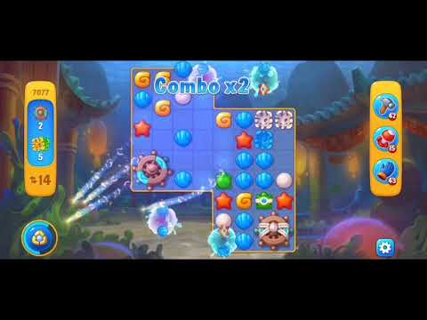 Fishdom 7077 Hard Level - NO 💣🧨💥