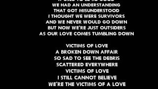 VICTIMS OF LOVE. (With correct lyrics) By Joe Lamont