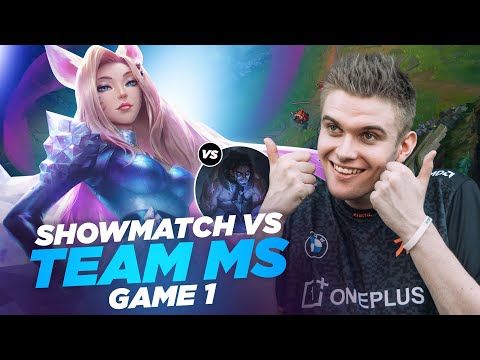 RHOBALAS : SHOWMATCH VS TEAM MS - AHRI VS SYLAS | LOL FR