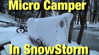 Micro Camper in SnowStorm