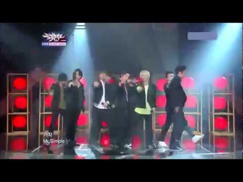 110805 Super Junior Mr. Simple Comeback Music Bank