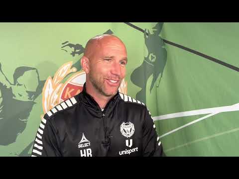 Dagen efter matchen mot IFK Göteborg med Henrik Rydström