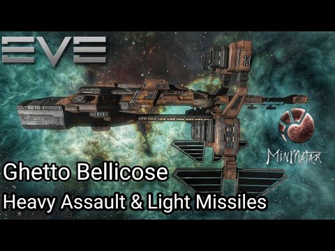 EVE Online - Minmatar T1 Cruiser - Belicose - Ghetto PvPvE Builds & Fittings - Heavy/Light Missiles