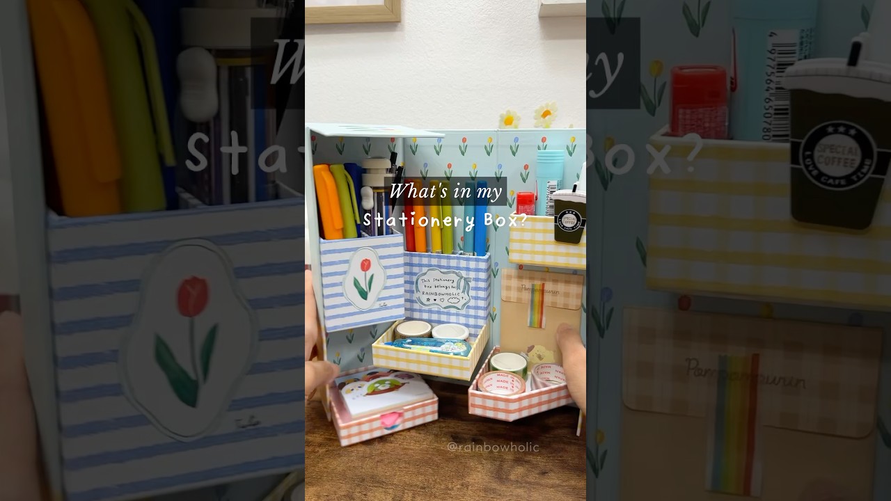 What’s in my Stationery Box? 👀📦✂️✏️🗒️ #analog #文房具紹介