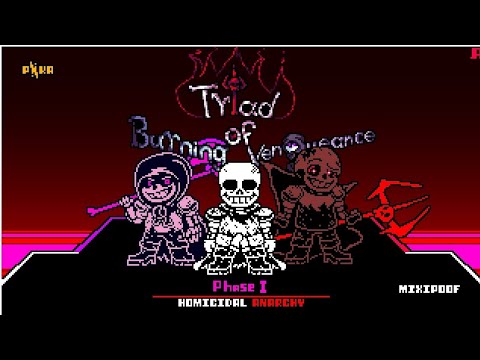 Triad Of Burning Vengeance - Homicidal Anarchy - {A-Side}