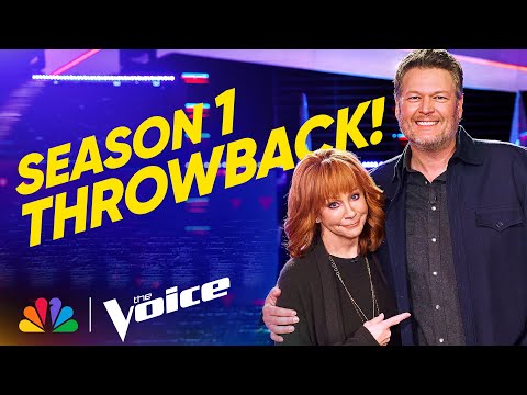 Blake and Reba React to Season 1 Footage | The Voice | NBC