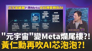 還記得&quot;元宇宙&quot;嗎?Meta大夢破滅..砍預算轉攻AI!幻想熊NFT創下2.7億交易?當年&quot;區塊鏈&quot;頻上熱搜!│陳斐娟 主持 │20251204│關我什麼事