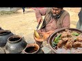 Katwa Gosht & Halwa | Attock Famous Dish | Village Wedding Program | Pakistani Village Cooking Life