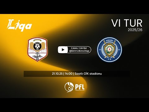 II Liqa 2025/2026 mövsümü VI tur “Şirvan” – “Dinamo”
