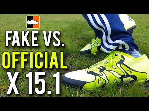 Fake v Real/Official X 15.1 | adidas Football Boots Review/Comparison