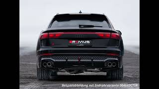Video: Remus Edelstahl Sportauspuff-Komplettanlage ab OPF Audi RS Q8 Facelift
