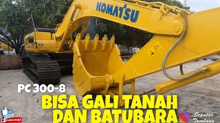 ALAT BERAT EXCAVATOR KOMATSU BUAT TAMBANG , Review Excavator Komatsu PC 300