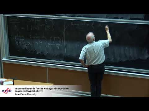 Jean-Pierre Demailly: Improved bounds for the Kobayashi conjecture on generic hyperbolicity