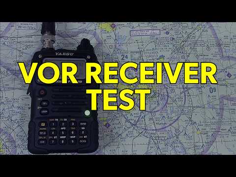 VOR Navigation Receiver Testing - Complete Procedure
