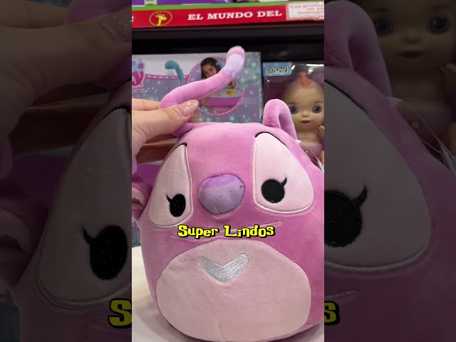 Vídeo relacionado con Squishmallows Peluche original de 8 pulgadas de Disney Chef Stitch comiendo chispas de chocolate