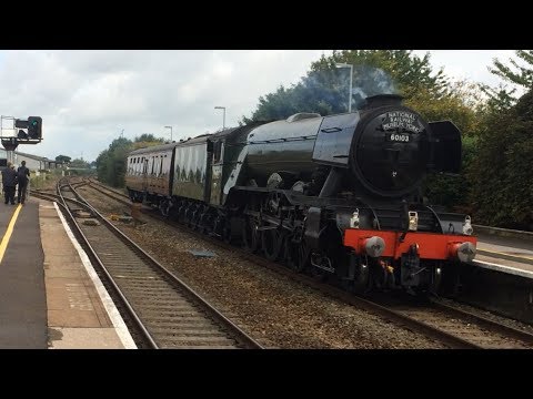LNER 60103 'Flying Scotsman' Passing Bridgwater For The WSR - 5Z60 - 30th August