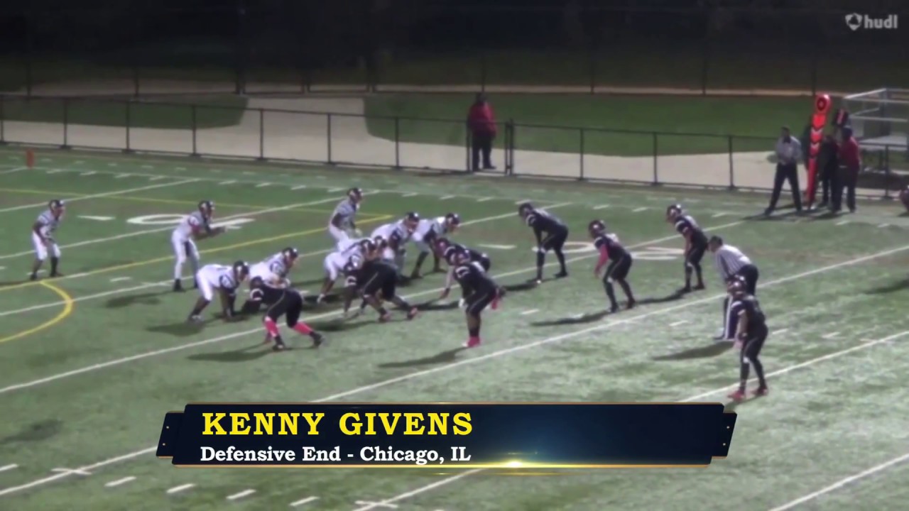 Kenny Givens - Hubbard Defensive End - Highlights