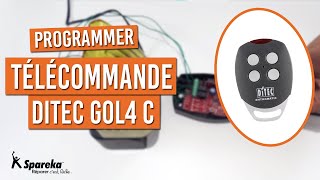 Programmation Télécommande Ditec GOL4 C
