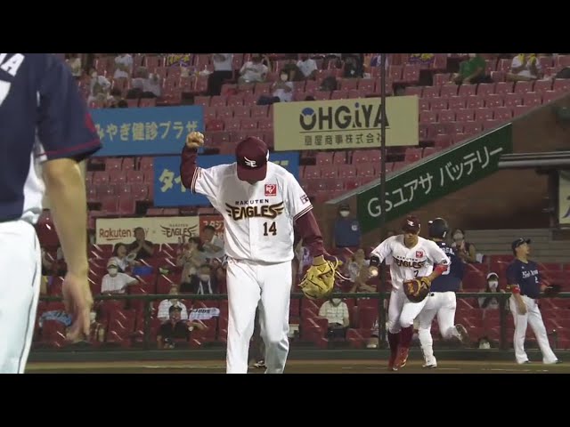 【6回表】渾身のガッツポーズ!! イーグルス・則本 6回1失点の好投!! 2020/8/28 E-L