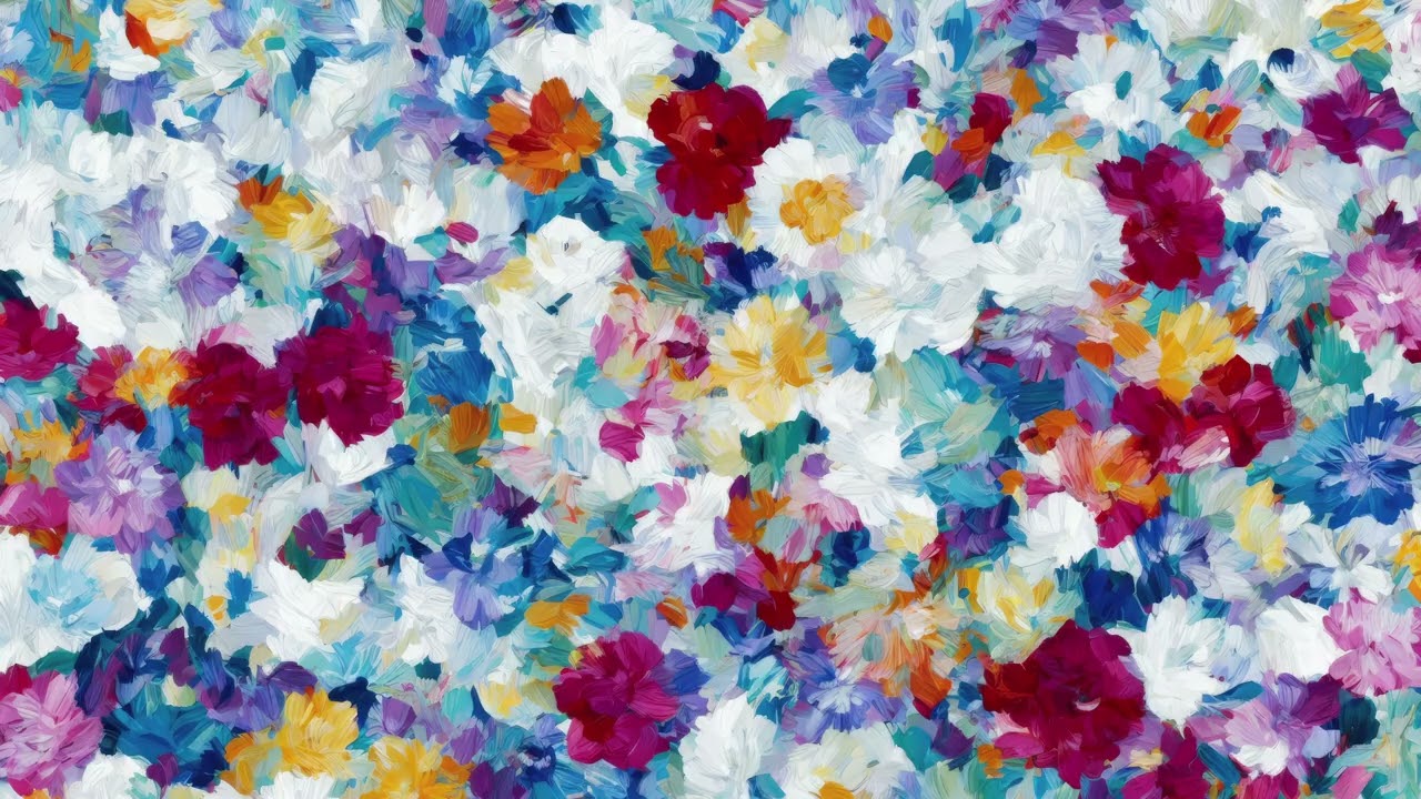 Floral Seamless Pattern.  Adobe stock (no sound)