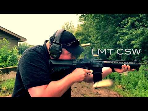 LMT CSW 300 Black Out in Slow Motion