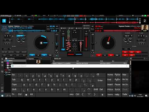 VIRTUAL DJ TUTORIAL HOW TO SCRATCH,SETTINGS KEYBOARD MAPPING  TO SCRATCH LIKE A CONTROLLER PRO