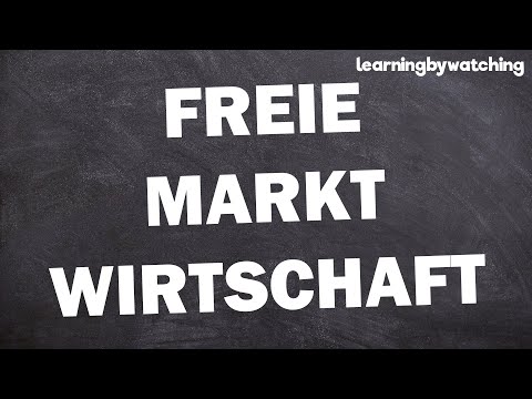 Freie Marktwirtschaft einfach erklärt!