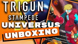 Unboxing Trigun Stampede Universus!