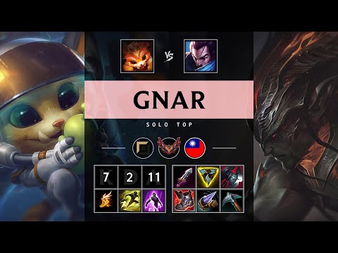 Gnar Top vs Yasuo - TW Grandmaster Patch 25.20