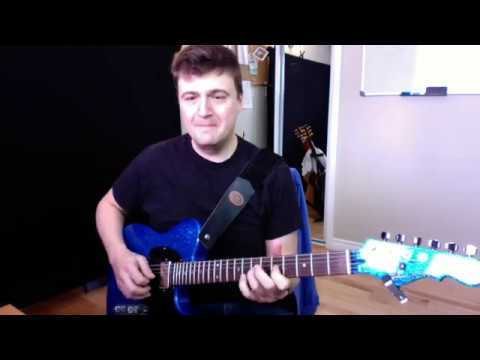Jazz Guitar Vlog - Improvisation - minor blues in 3/4 - March 13 2017