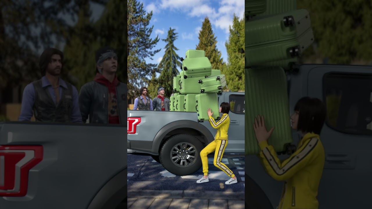 Andrew and Maxim said my luggage is too much, what do you think? 🤔🧳 #freefire | Free Fire Official