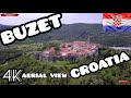 BUZET | Istria - Croatia | aerial view 4K