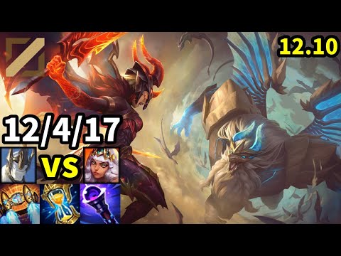 Galio Mid vs Qiyana - KR Master | Patch 12.10