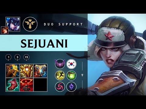 Sejuani Support vs Bard - KR Master Patch 25.24