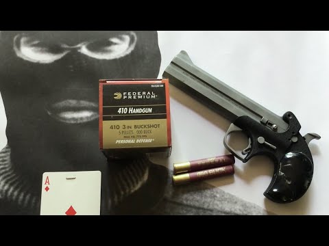 Bond Arms 6” Barrel - 000 Buckshot .410 Grouping test / 20’ #Bondarms
