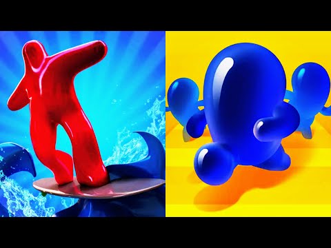 BLOB RUNNER 3D VS JOIN BLOB CLASH 🔥💯 GAMEPLAYWALKTHROUGH ANDROID IOS