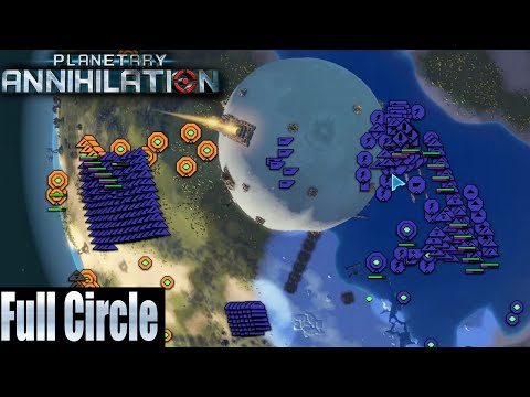 Planetary Annihilation 8 Player FFA - Full Circle