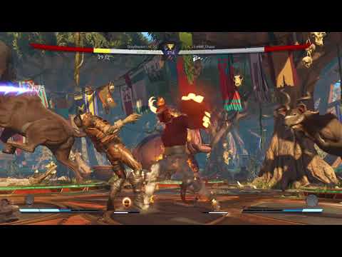 Hellboy 554.56 1 Bar Damage Combo - Injustice 2 Hellboy Combo