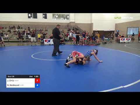 2018 Women's National /Novice Girls 90 RR Rnd 1 - Julissa Ortiz (Team) Vs. Nicole Redmond (Team).m