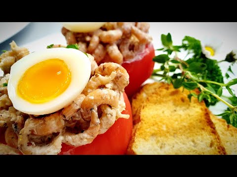 The Best Belgian Grey Shrimps Stuffed Tomatoes You'll Ever Taste