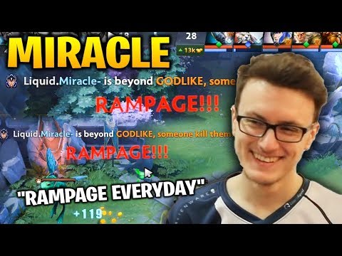 MIRALCE 2x RAMPAGE IN ONE GAME! WHY HE CAN GET RAMPAGE SO EASY??