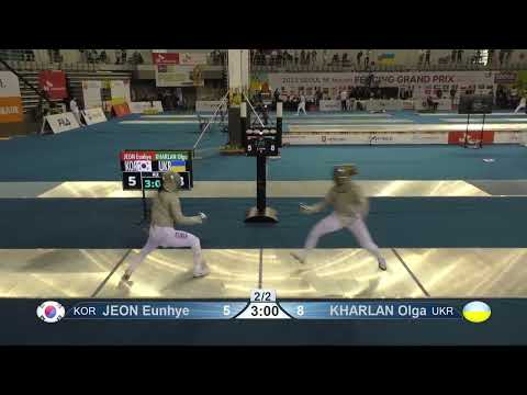 Seoul Grand Prix 2023 SWS - L16 - Jeon Eunhye KOR v Olga Kharlan UKR
