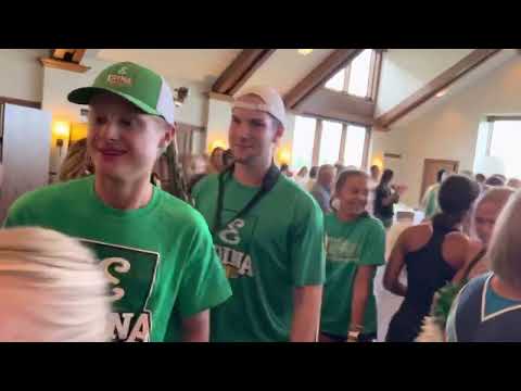 The Edina HS School Band and Hornettes surprises the Class of 1982