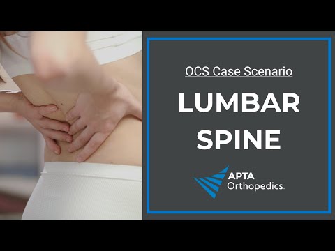 Orthopedic Clinical Specialist Exam Prep: Lumbar Spine Case Study
