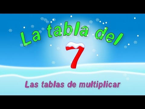 Tabla del 7 - Las tablas de multiplicar (video animado)