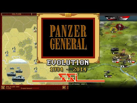 Evolution of Panzer General (1994 - 2014) by Strategic Simulations SSI - comparison history war game