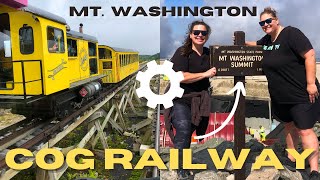 COG RAILWAY TO THE SUMMIT OF MT. WASHINGTON, NH | FULL EXPERIENCE | 1ST MT CLIMBING COG RAILWAY