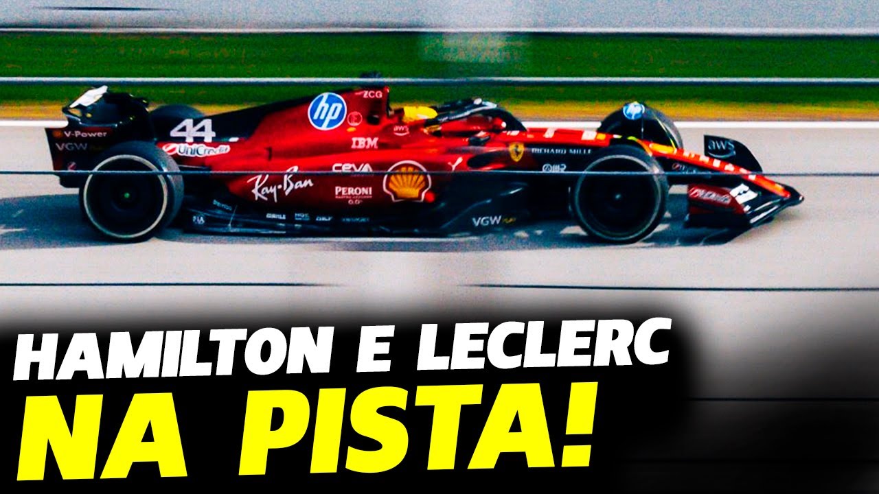 VÍDEO: HAMILTON E LECLERC NA PISTA EM BARCELONA PARA MAIS UM DIA DE TESTES | FÓRMULA 1 | GP EM CASA